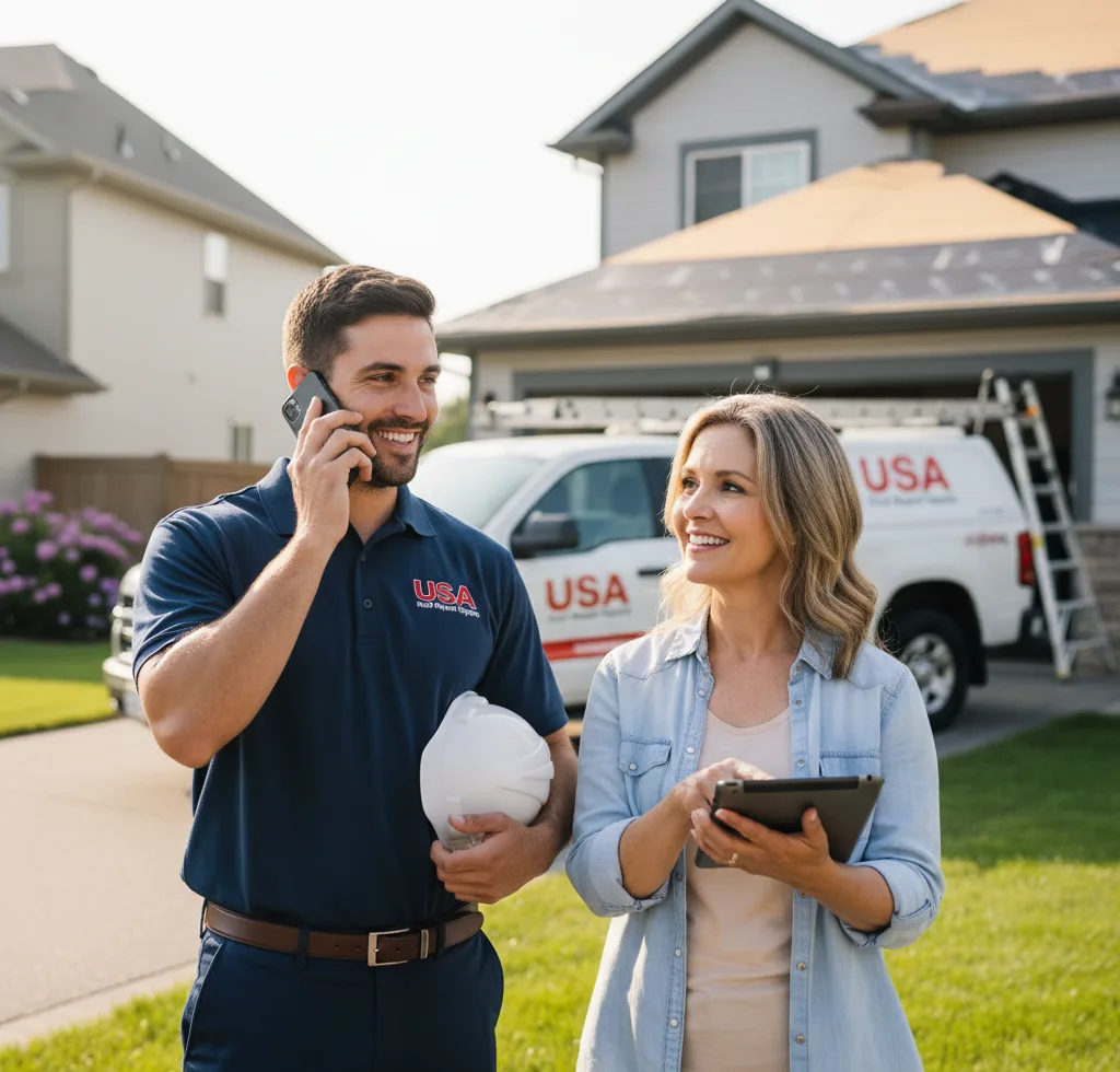 USA Roof Repair Experts customer support in Atkins